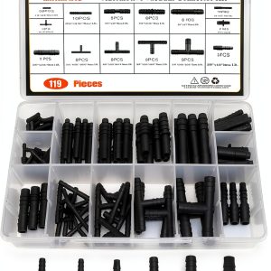MINIMARU Nylon Vacuum Tee Kit Black Automotive-0