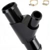BAGARAATAN Coolant Y‑Pipe for Ford Super Duty 6.0L Aluminum Black-0