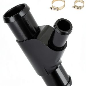 BAGARAATAN Coolant Y‑Pipe for Ford Super Duty 6.0L Aluminum Black-0