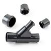 BAGARAATAN Coolant Y‑Pipe for Ford Super Duty 6.0L Aluminum Black-4