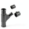 BAGARAATAN Coolant Y‑Pipe for Ford Super Duty 6.0L Aluminum Black-3