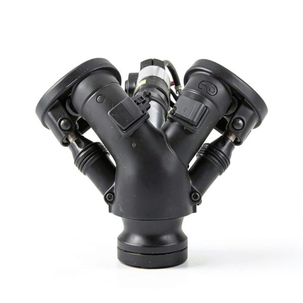 BAGARAATAN Coolant Y‑Pipe for Ford Super Duty 6.0L Aluminum Black-5