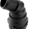 X AUTOHAUX Quick Water Connector Black Plastic Hose for Honda Accord-0