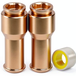 Sunroof Drain Tube Hose Connector EVRBUL Brass Upgrade 5.5in Golden-0