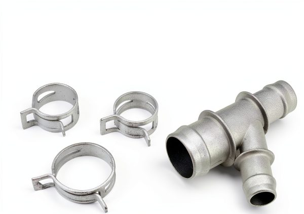 X AUTOHAUX Radiator Hose Connector Silver NPT 0.72 Thread for Cadillac-4