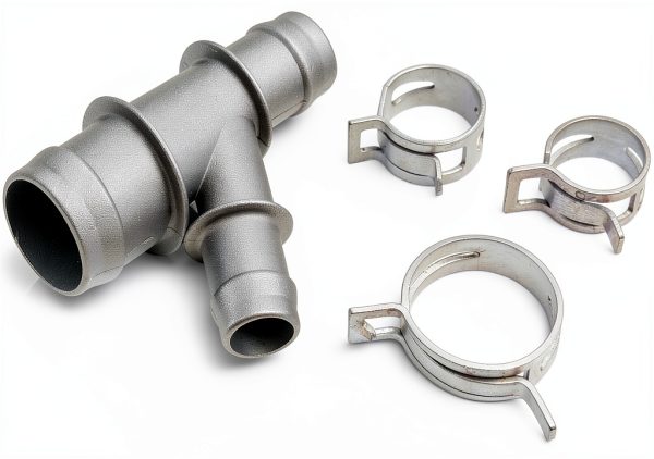 X AUTOHAUX Radiator Hose Connector Silver NPT 0.72 Thread for Cadillac-0