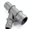 X AUTOHAUX Radiator Hose Connector Silver NPT 0.72 Thread for Cadillac-6