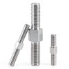 M12 x 80mm 1.75mm Pitch Hex Head Double End Studs Rods 304 Stainless-0