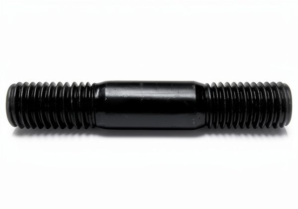 10 M 8-1.25 x 50mm Double End Stud Equal Thread Length Steel Plain-0